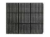 Anti-Fatigue Rubber Mat Black, 3FTX3FT