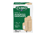 Plastic Assorted Bandages, 80 Pk