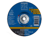 Pferd Combination Wheel Duodisc Steelox, 7 In x 1/8 In x 5/8-11 In Arbor