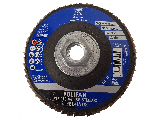 Polifan Flap Disc Grinding Wheel, 4 1/2 In x 5/8-11 In Arbor 40 Grit