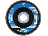 POLIFAN Aluminum Oxide Flap Disc, 4-1/2 In (Grits)