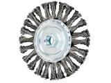 COMBITWIST Carbon Steel Knot Wire Wheel Brush, 5 In
