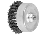 Carbon Steel Knot Wire Cup Brush, 4 In