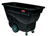 Rubbermaid Black Utility Tilt Truck, 450 Lb Load