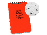 Rite in the Rain Orange Top Spiral Waterproof Notebook, 3 In x 5 In