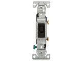 Residential Grounded Switch, Black