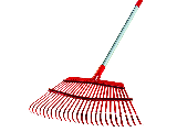 Corona Steel Leaf Rake 25 Tine w/ 54 In Aluminum Handle