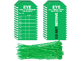 Eye Wash Station Monthly Inspection Record Tag, 90 Ea