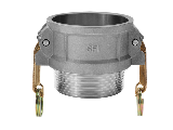 Aluminum Coupler Female Cam & Groove x MPT, 2 In