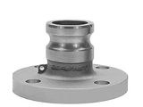 C & G Aluminum Male Adapter Flange, 2 In