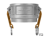 C & G Aluminum Female Weld Coupler, 2 In