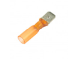 Red Heat Shrinkable Quick Disconnect 22-18 Gauge Male, 15 Pk