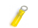 Yellow Heat Shrinkable Ring Terminal 12-10 Gauge #8 , 15 Pk