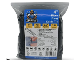 Black Rivet Cable Tie 50 Lb 4 In, 100 Pk