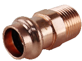 Copper Female MPT x Press Fit Adapter (Sizes)