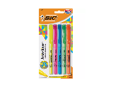 BIC Brite Liner Hightlighters Assorted Colors, 5 Pk