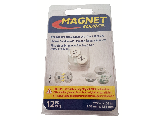 Neodymium Magnets with Foam Adhesive, 12 Pk