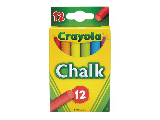Multi-Color Chalk, 12 Ct