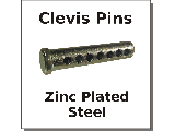 Clevis Pins Multi-hole Zinc Plated Steel