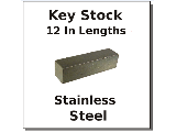 12 Inch Square Key Stock Stainless