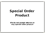 Special Order Product